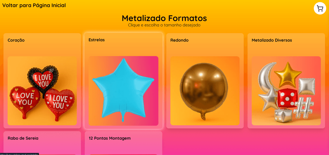 Luma Festas Product Catalog